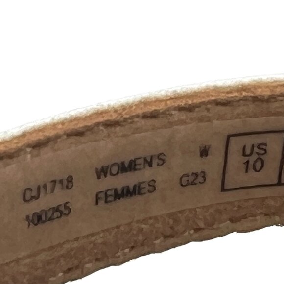 10W 10 WIDE WIDTH‎ Rockport Womens Ridge Sling Silver Summer Sandals Shoes - Picture 13 of 13